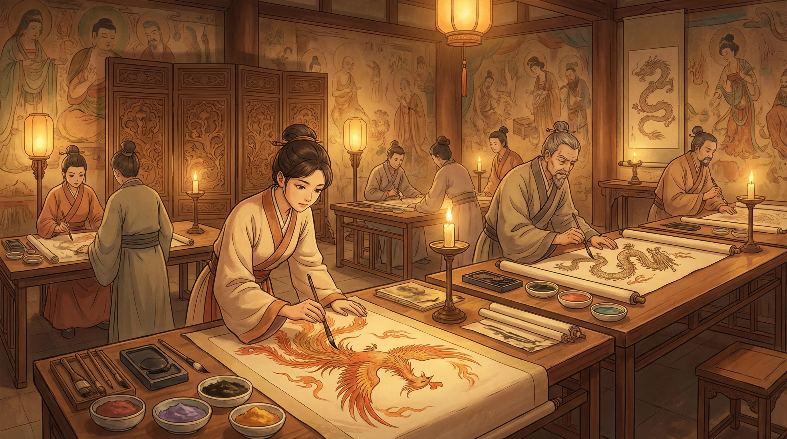 画师入驻 - 不文小丈夫 国风动漫画师